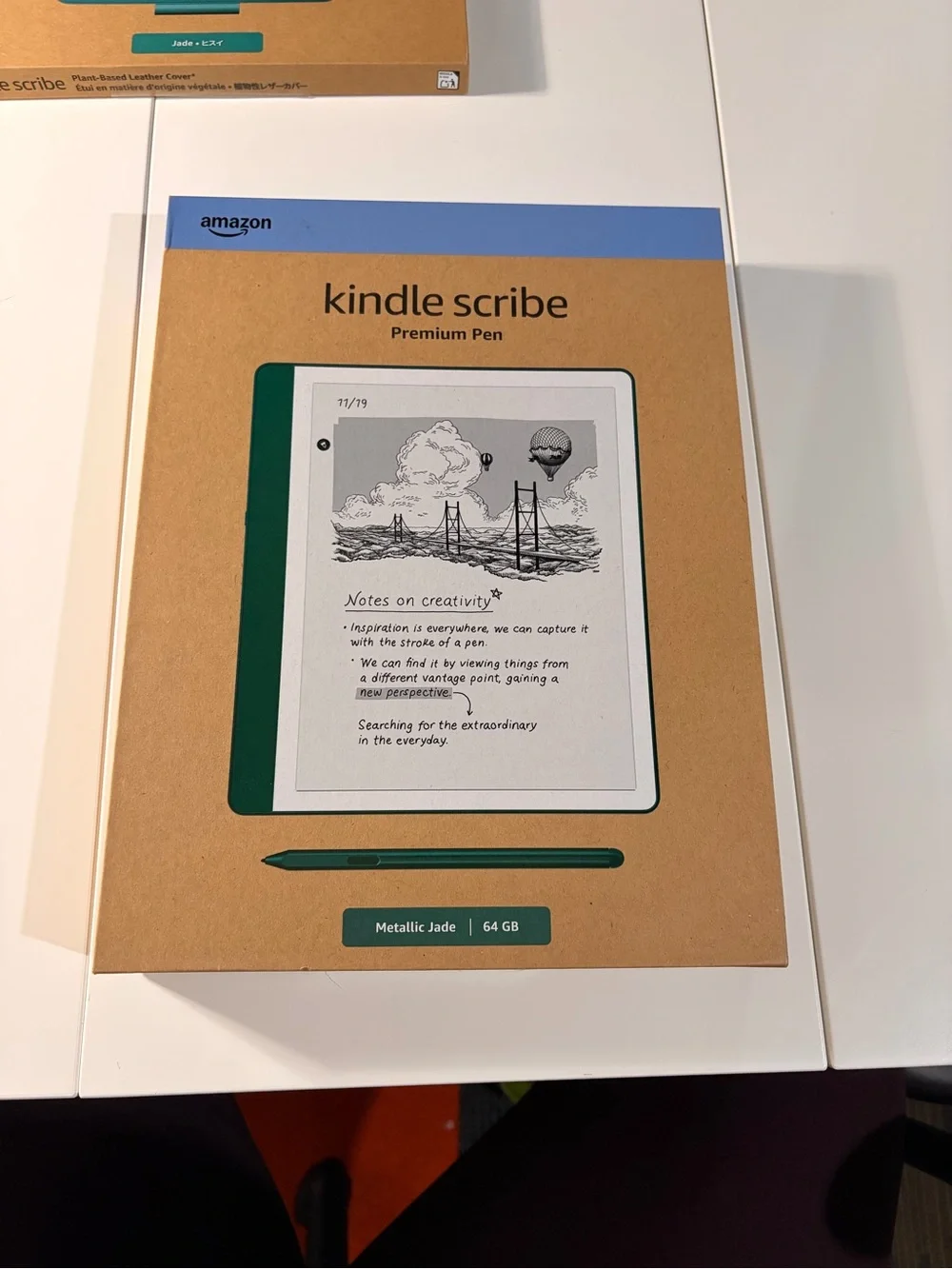 Amazon Kindle Scribe (64GB)(2024) Jade Green DEVICE & CASE